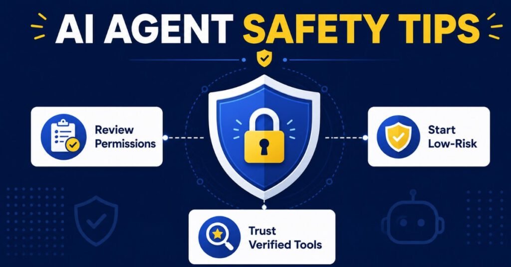Safety and permission tips for AI agents for beginners