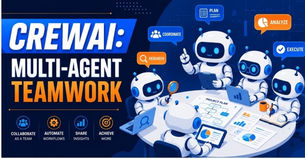 CrewAI free AI agent tool for multi-agent teamwork