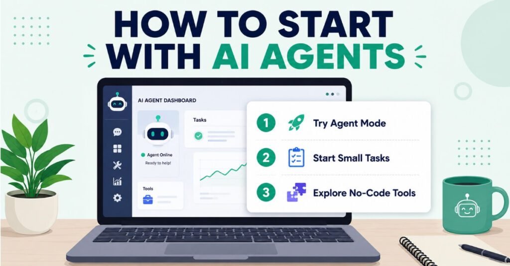 Step by step checklist on how to start with AI agents for beginners