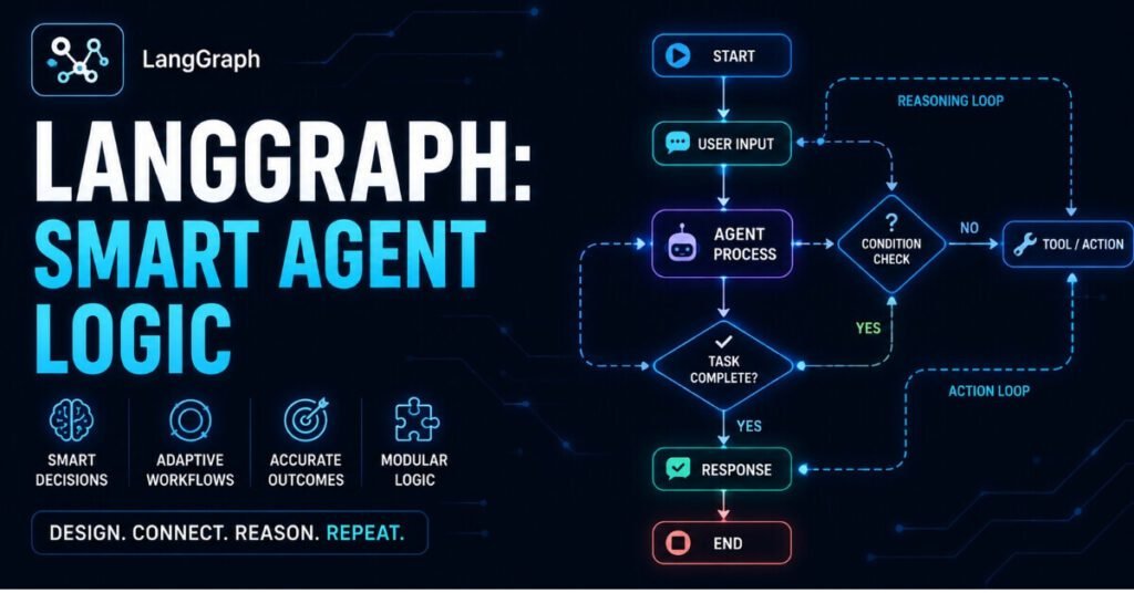 LangGraph free AI agent tool workflow diagram