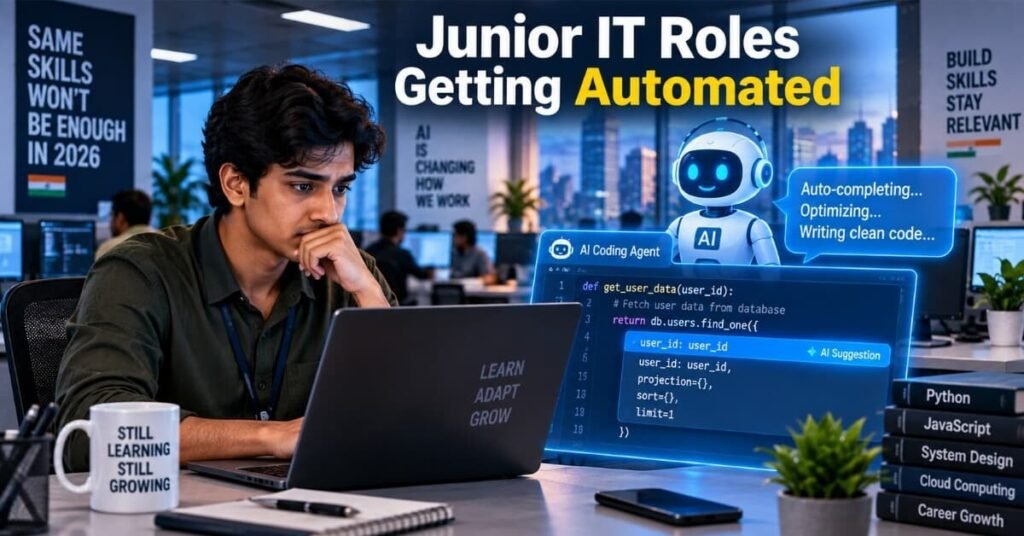 AI coding agents affecting junior IT jobs in India