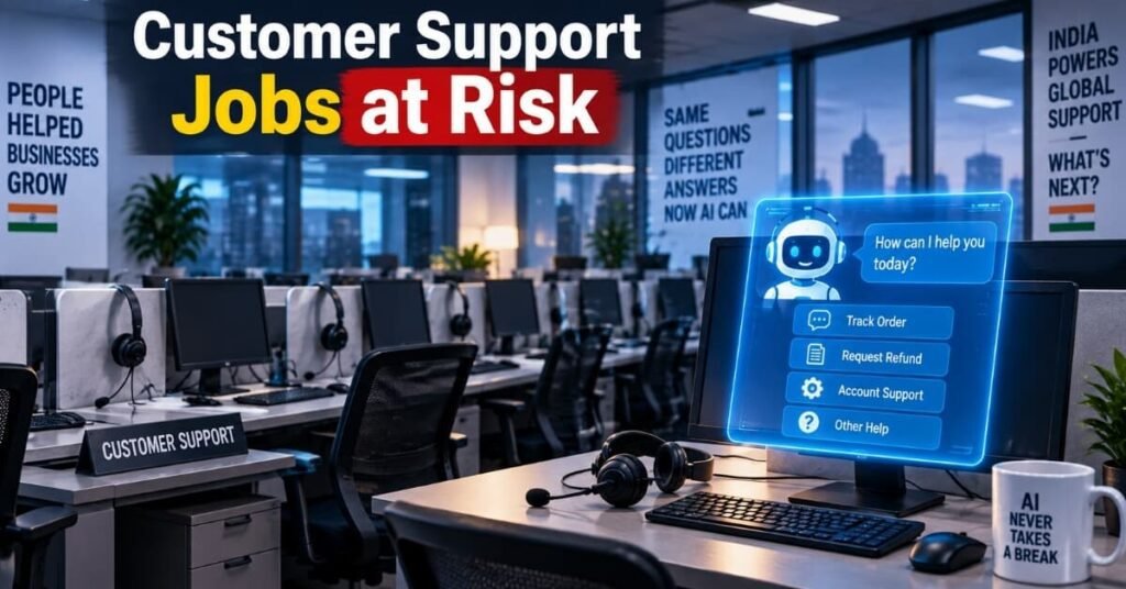 AI replacing BPO and customer support jobs in India