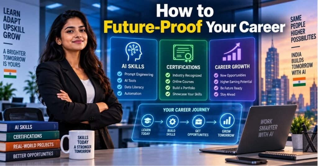 Future-proofing your career against AI job disruption in India