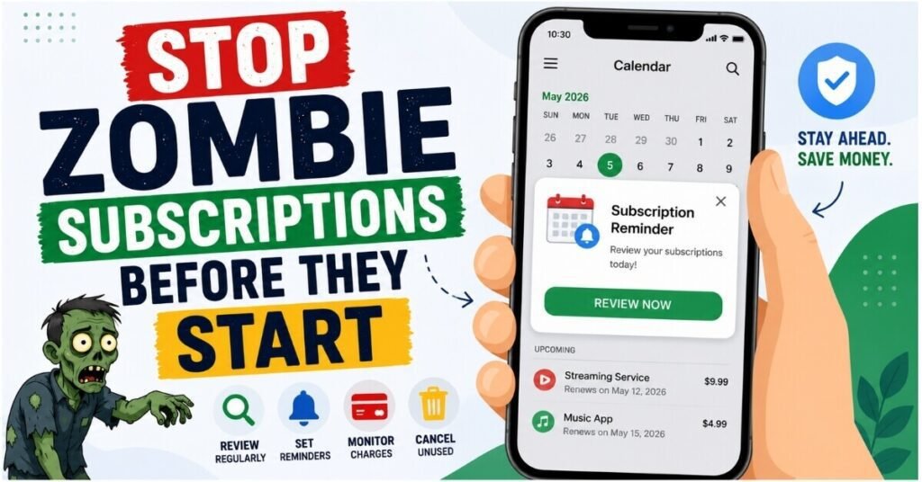 Tips to prevent zombie subscriptions in future