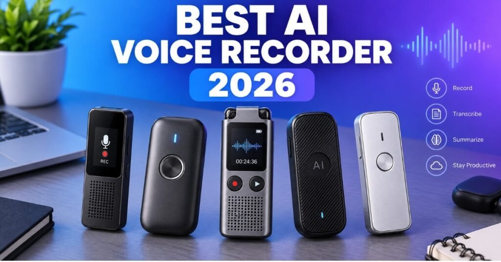 Best AI voice recorder 2026 devices comparison