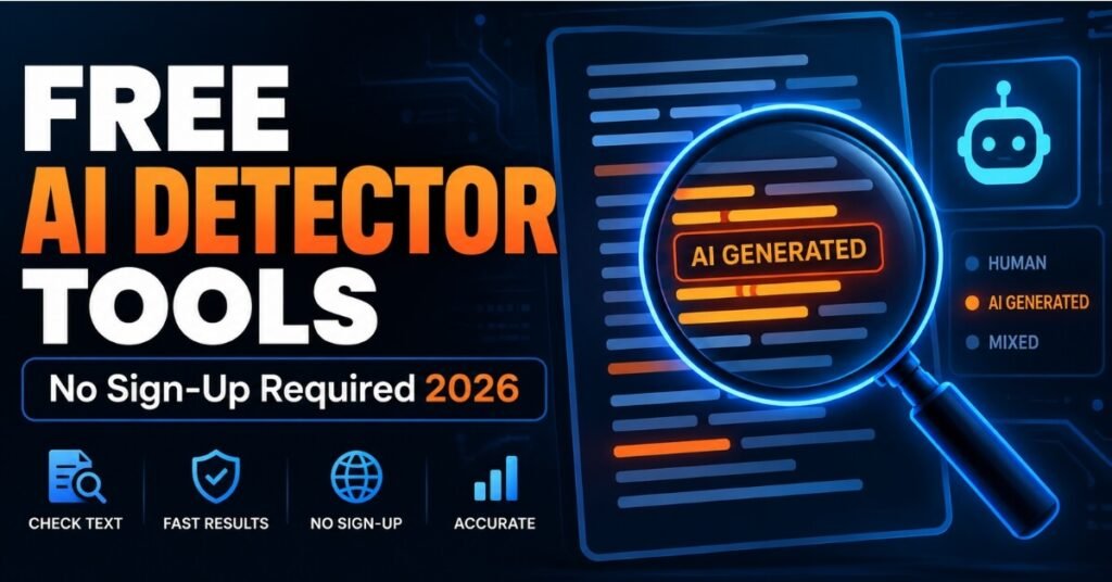 free ai detector no sign up